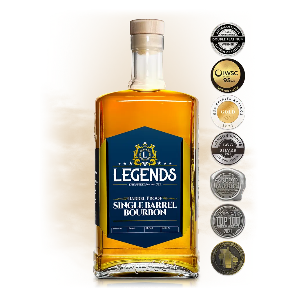 Legends Single Barrel Bourbon - Straight Bourbon Whiskey